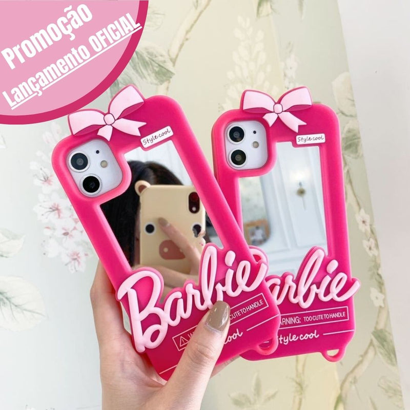 Capinha Case Barbie com Espelho - OFICIAL