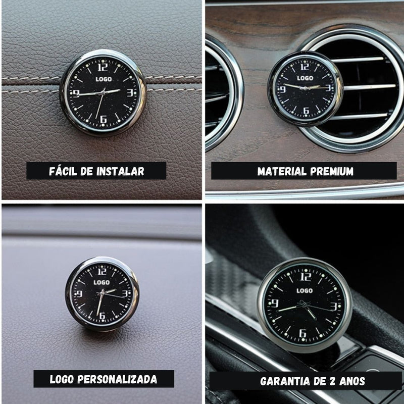Relógio Logomarca Carro Premium